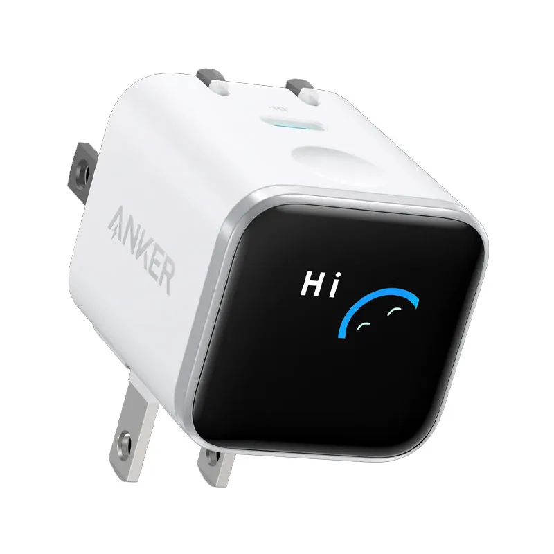 Anker Nano Charger (45W, Smart Display, 180° Foldable) । 18 Months Warranty