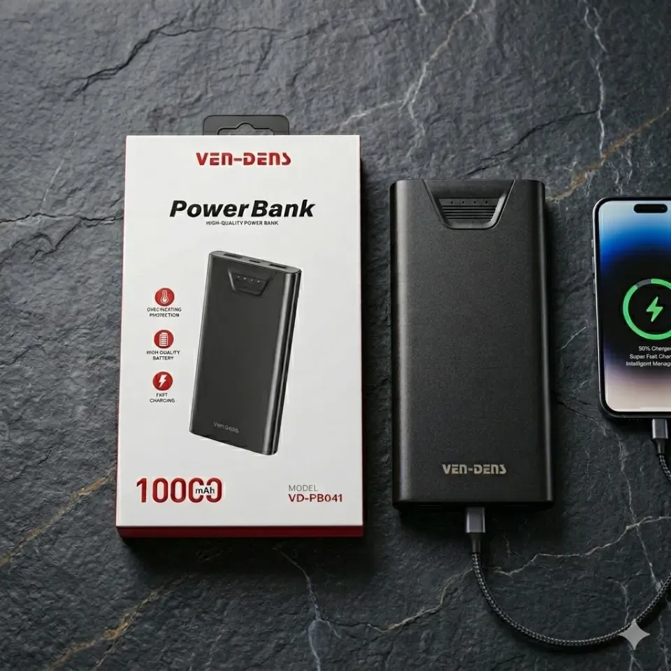Ven-Dens 10000 mAh High Quality Power Bank