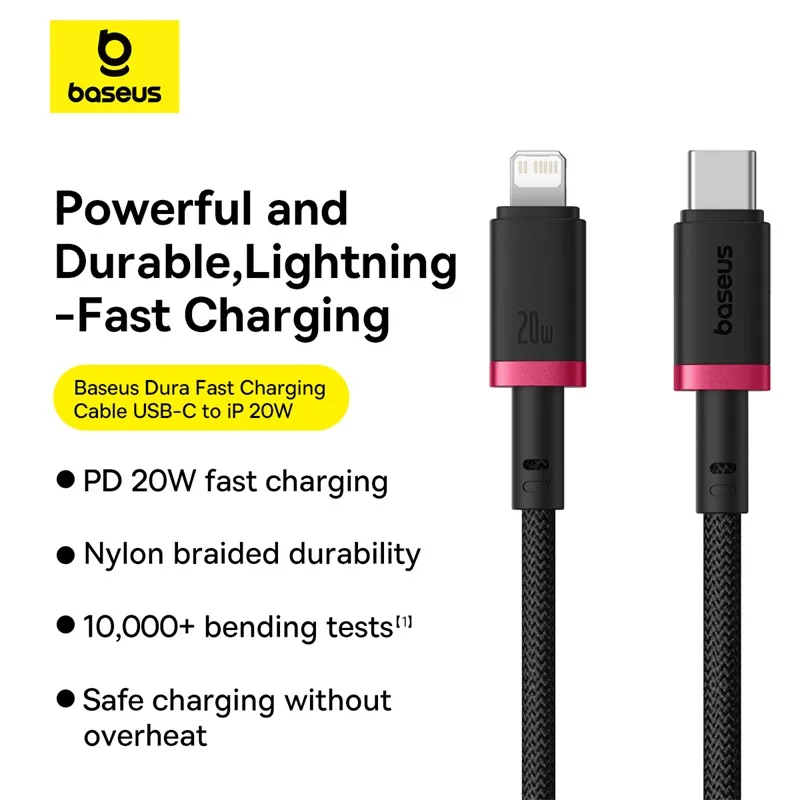 Baseus Dura Type-C to iP PD 20W Lightning Data Cable