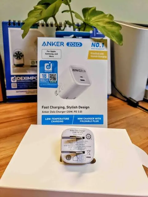 Anker Zolo 20W IQ PD Fast Charger । 18 Months Official Warranty